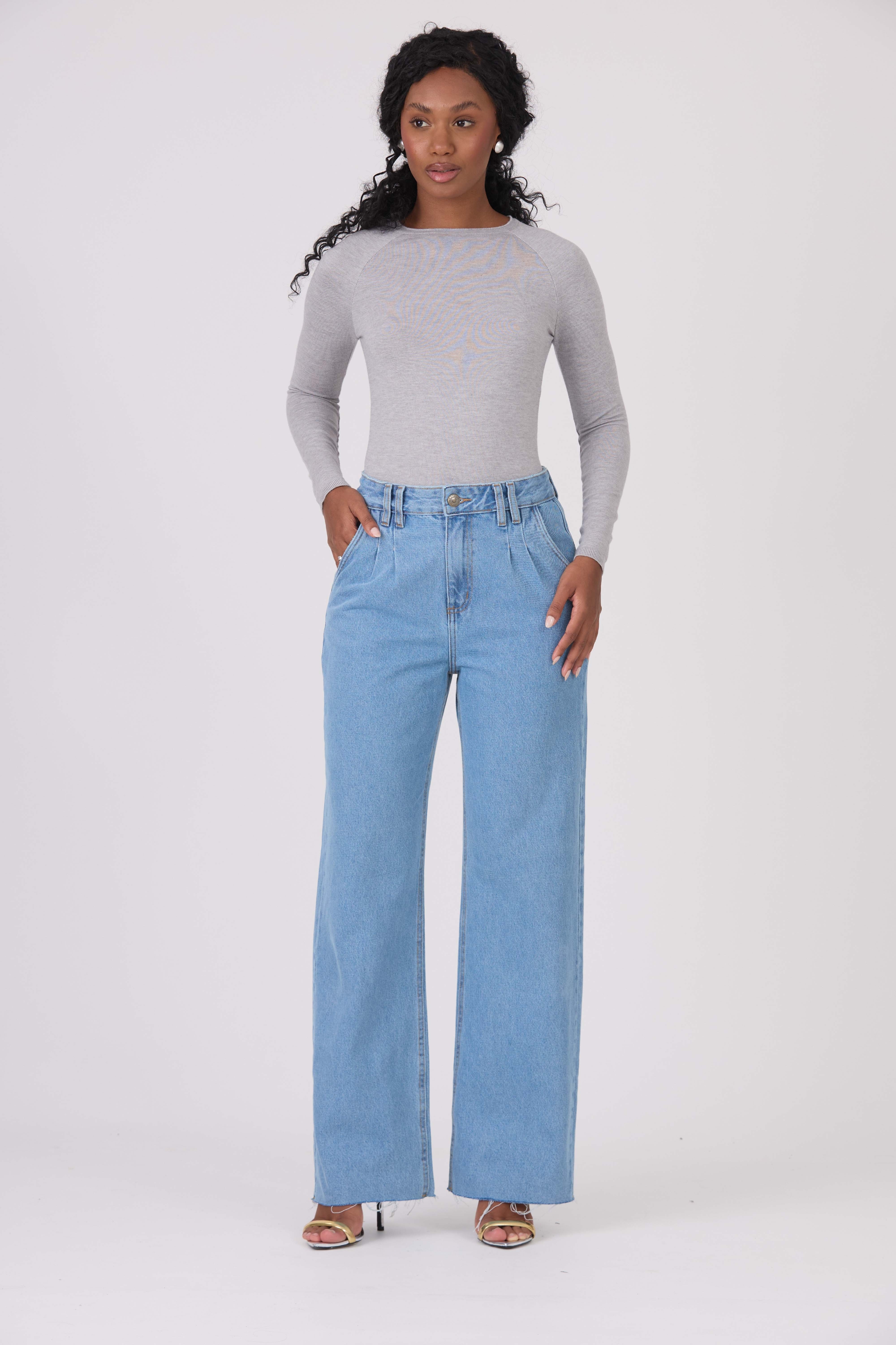Blusa Tricot Esther Cinza Chumbo